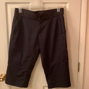 NIKE Womens Size Large 12-14 Black Capris